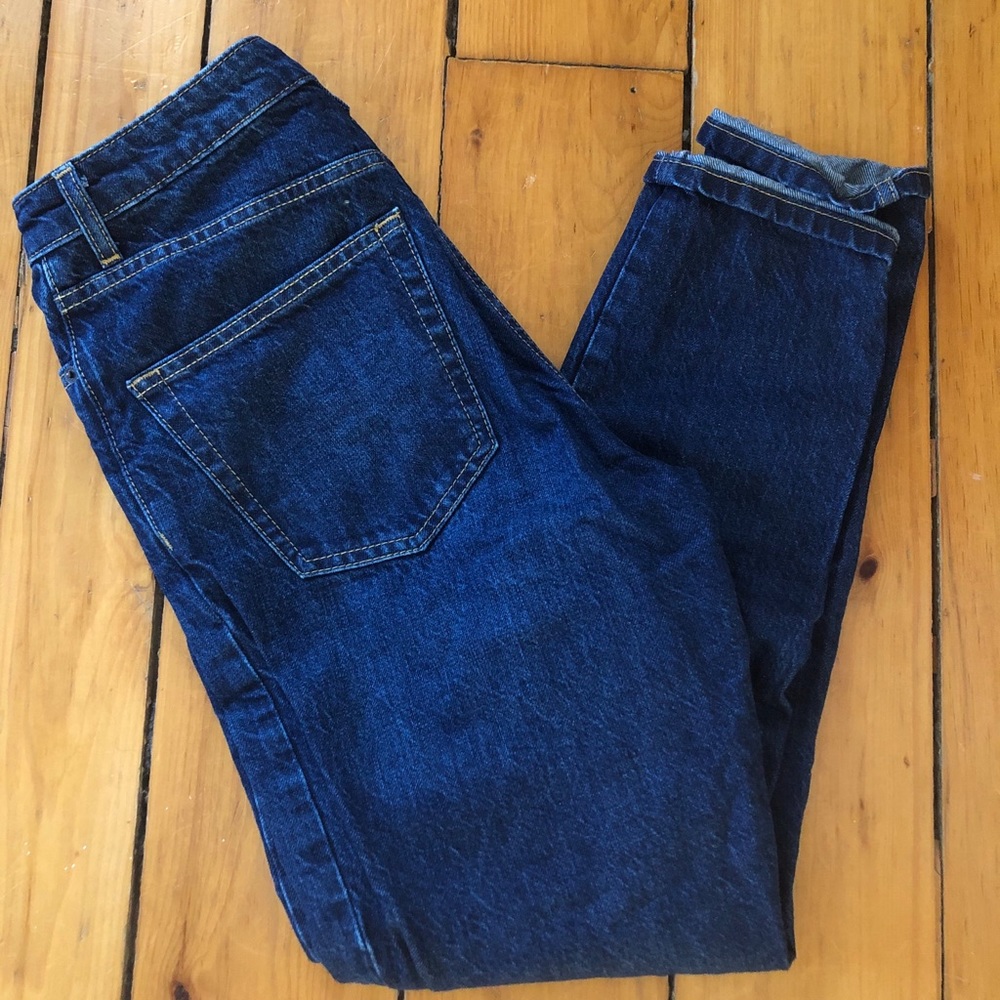 Top Shop Dark Blue Mom Jeans